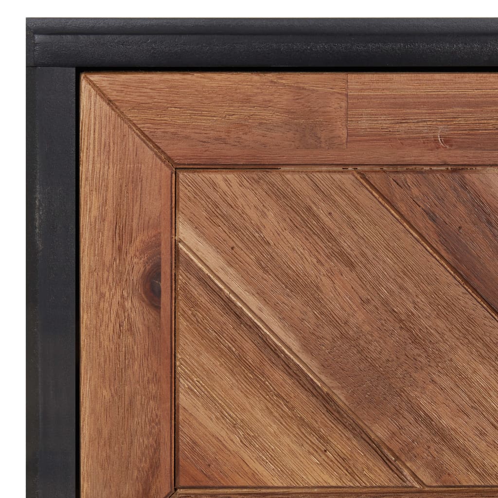 Coffee table, 90x50x40cm, solid acacia wood and MDF