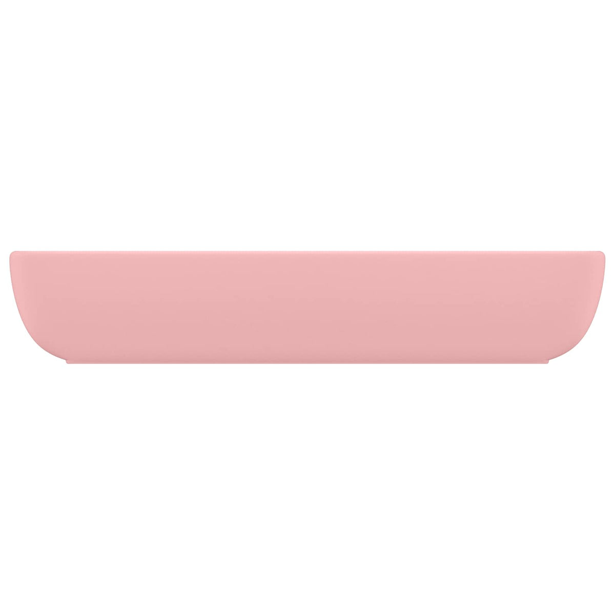 Luxury basin, pink, 71x38cm, ceramic, rectangular