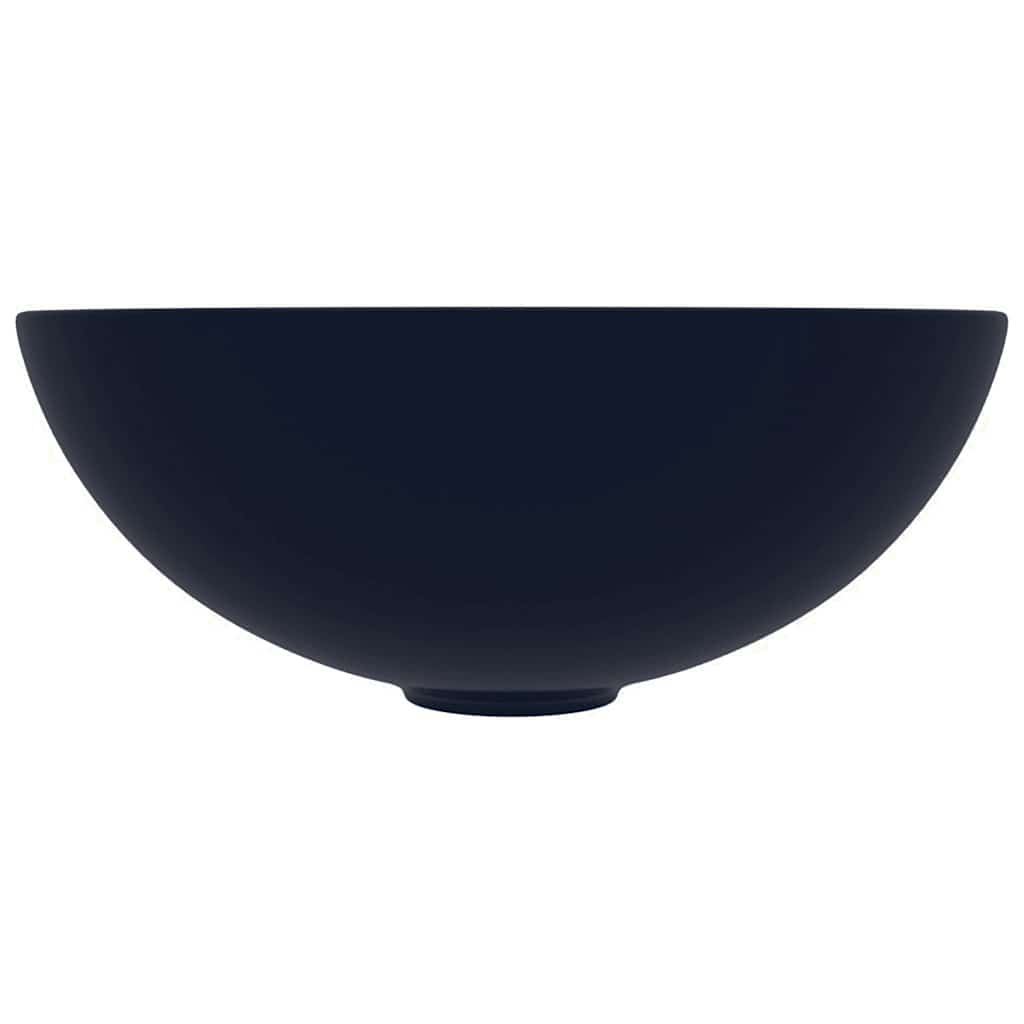 Bathroom sink, dark blue, ceramic