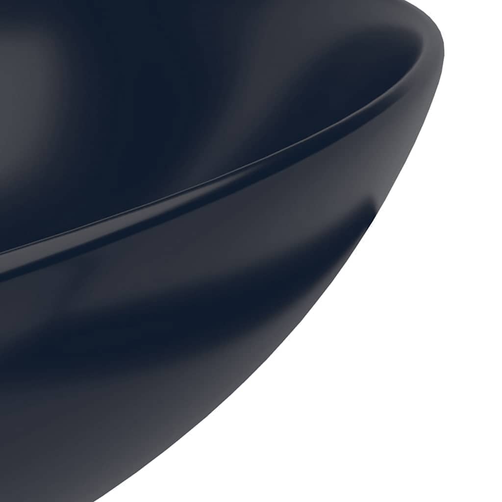 Bathroom sink, dark blue, ceramic