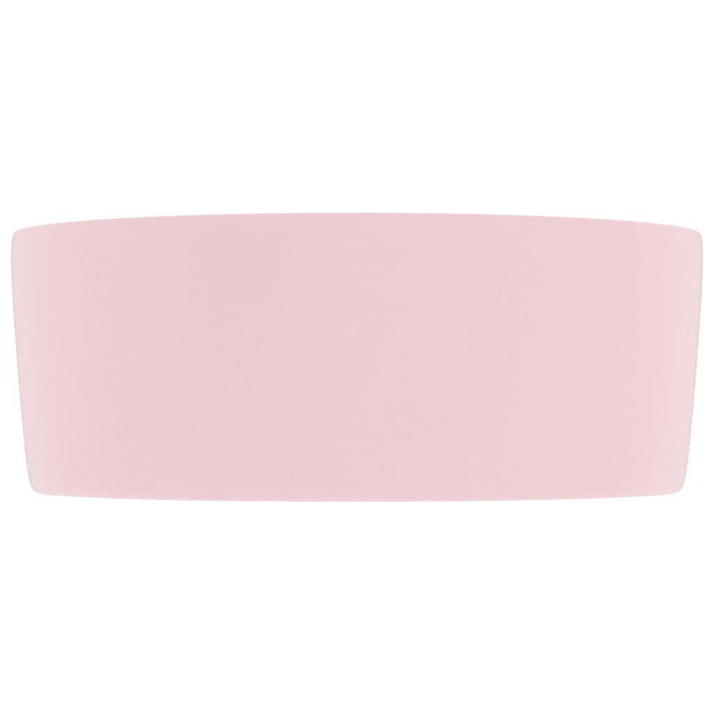 Luxury basin, matt pink, 40x15cm, ceramic