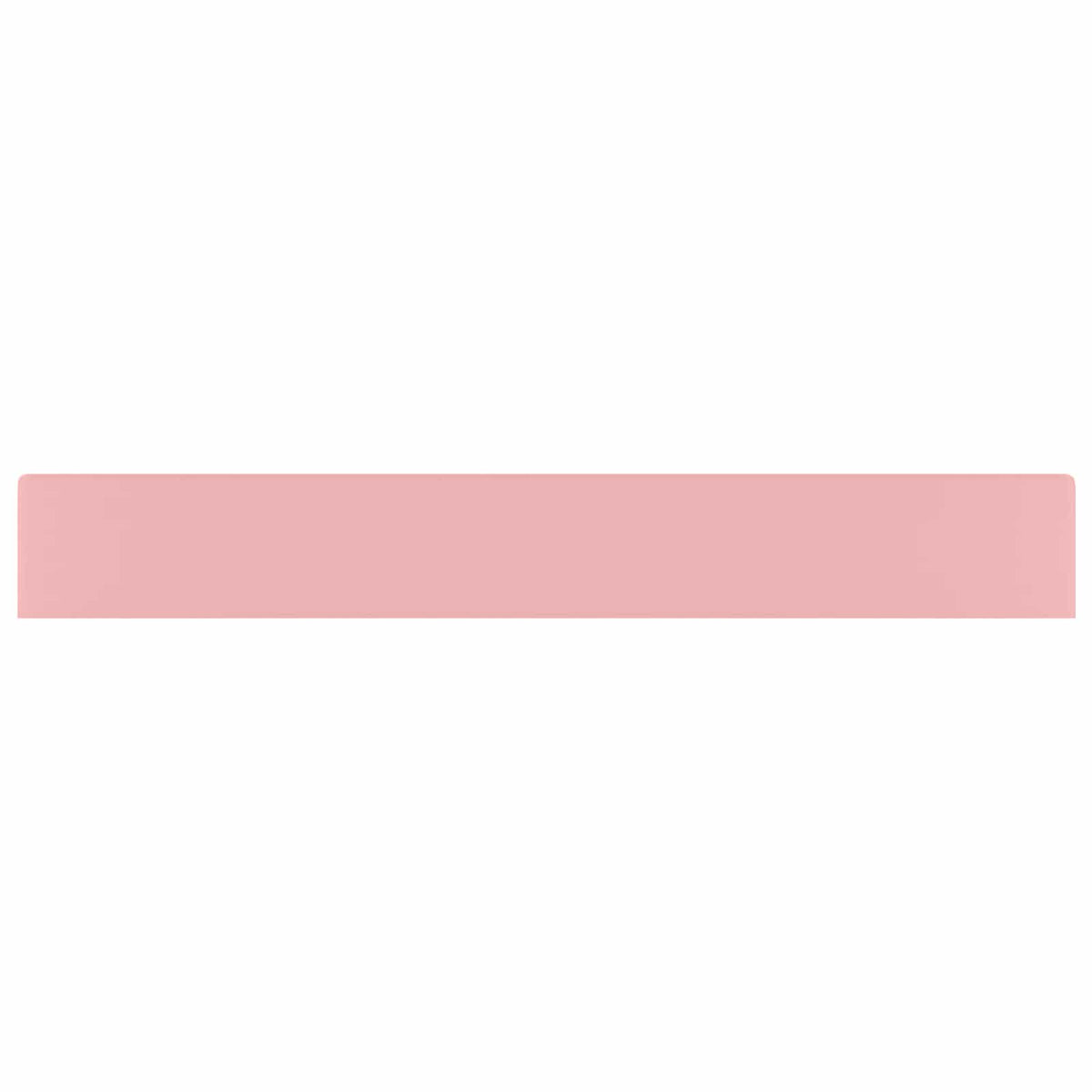 Luxury washbasin, matt pink, 60x46cm, ceramic