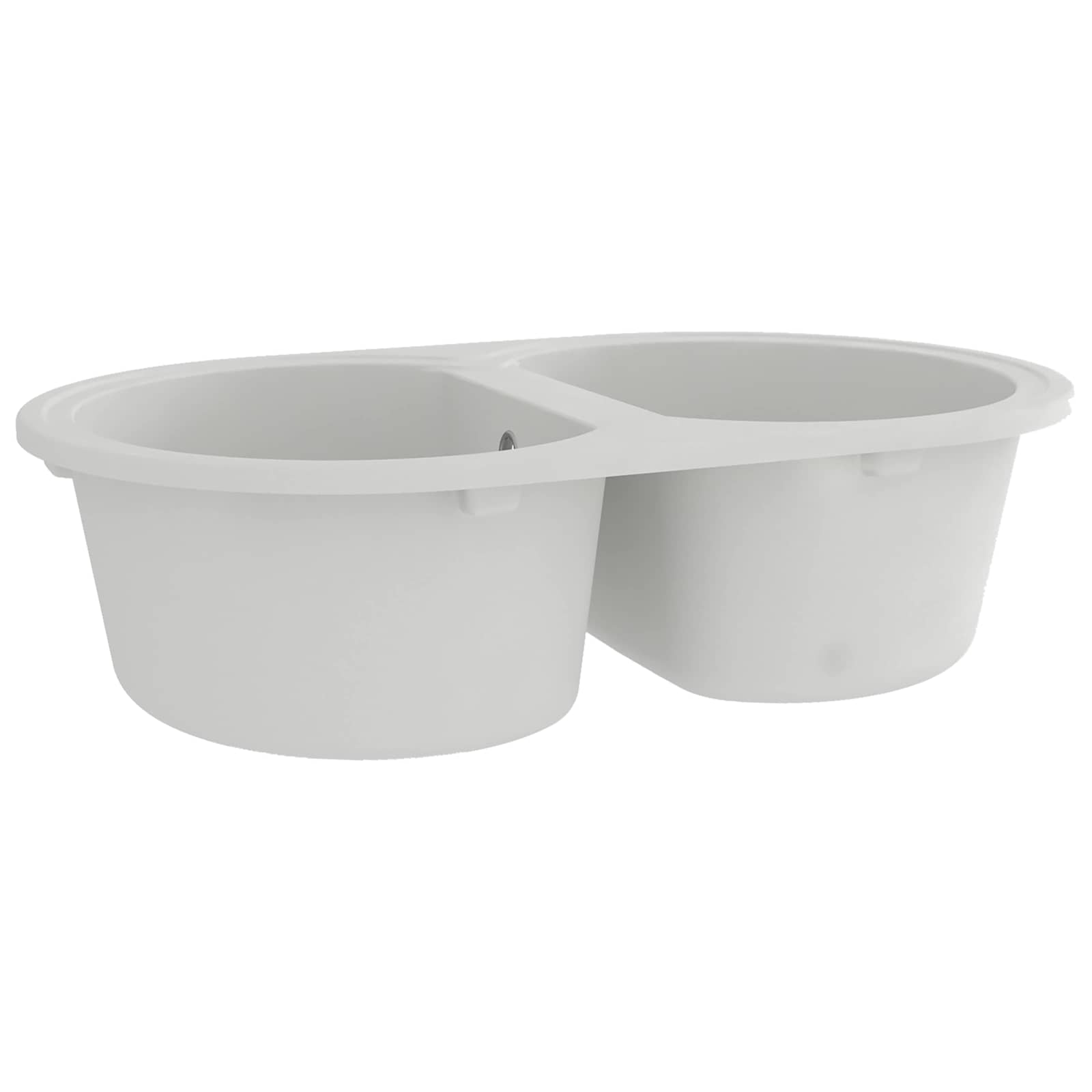 Virtuvės kriauklė Balta 78 x 47 x 20.5 cm Granitas
