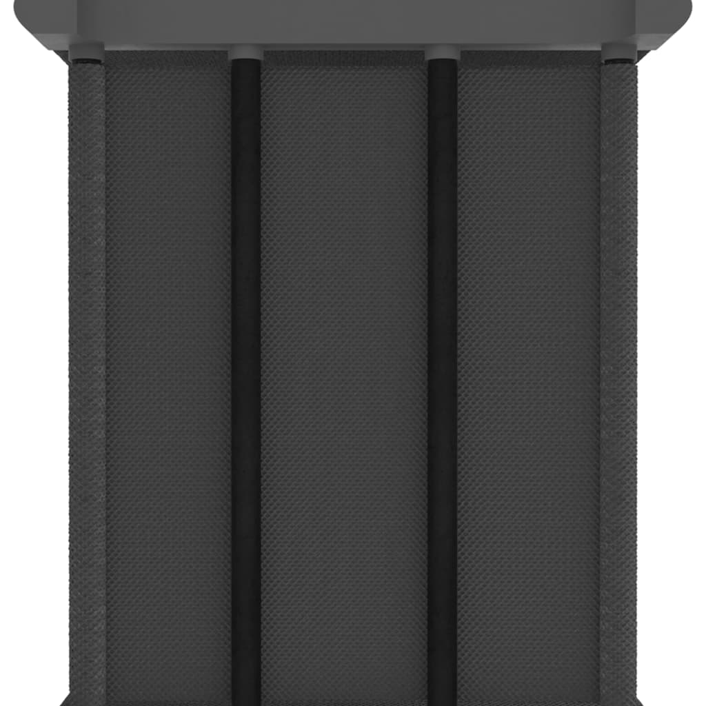 Shelf, grey, 103x30x141cm, fabric, 12 compartments