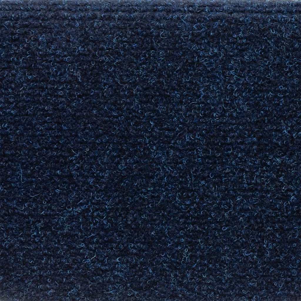 Laiptų kilimėliai, lipnūs, 15 vnt., 56x17x3 cm, tamsiai mėlyni, pusapvaliai