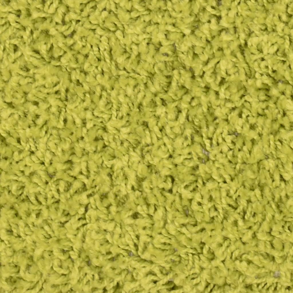 Laiptų kilimėliai, 15 vnt., 65x21x4 cm, žali, pusapvaliai, dideli