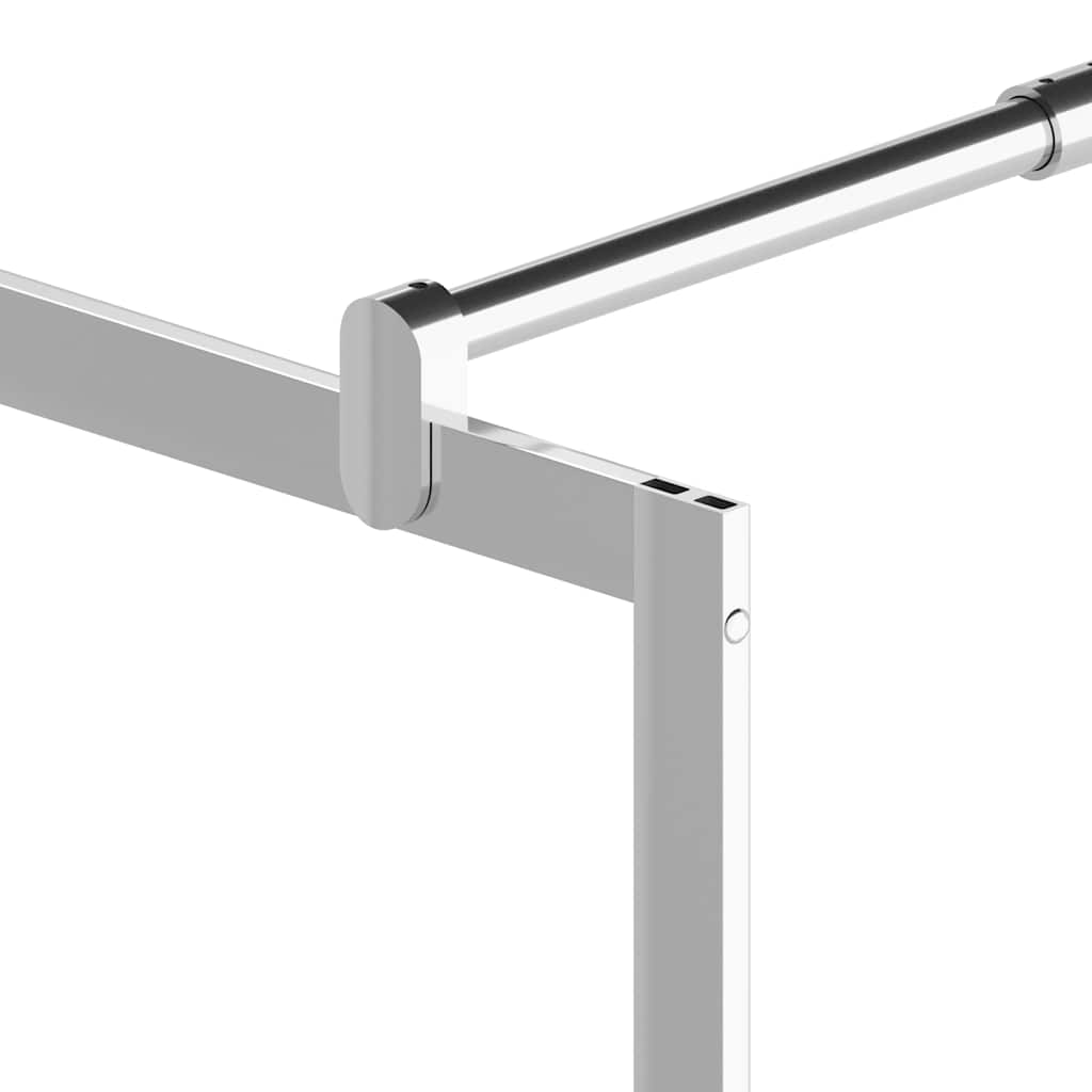 Shower screen with semi-frosted ESG glass, 90x195cm