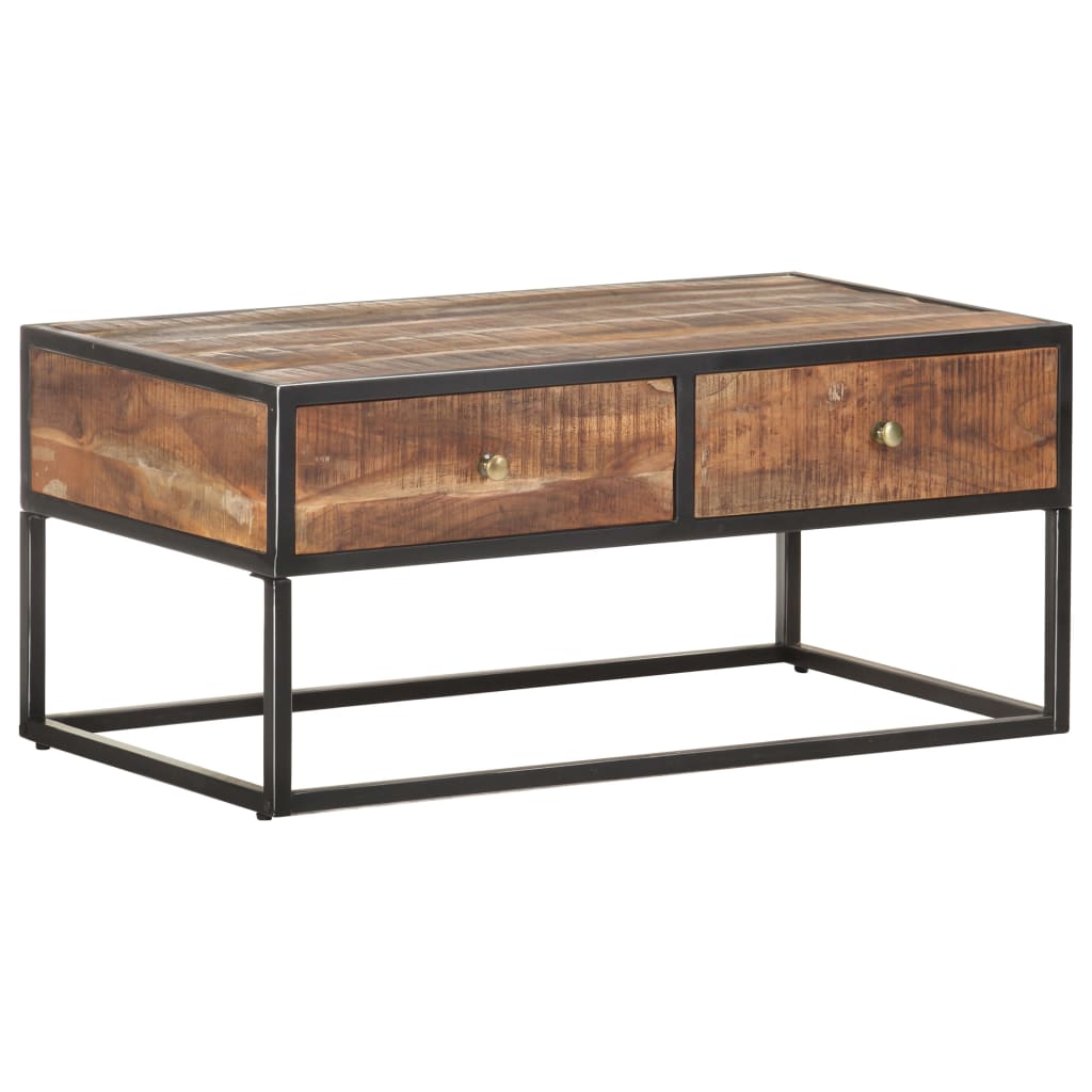 Coffee table, 90x50x40cm, solid acacia wood