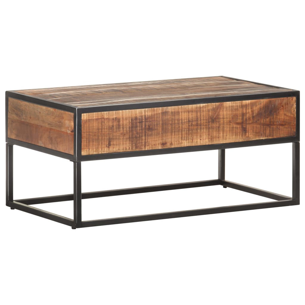 Coffee table, 90x50x40cm, solid acacia wood