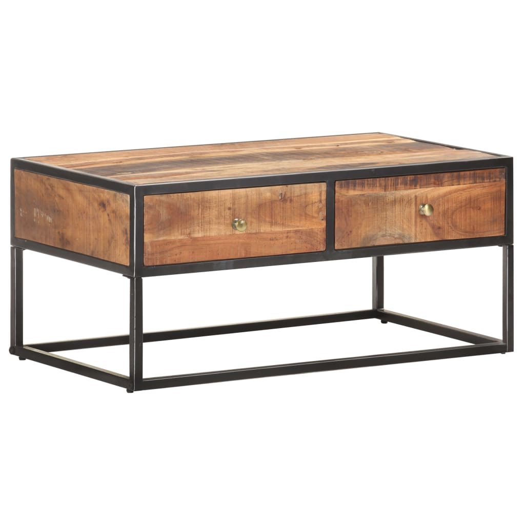 Coffee table, 90x50x40cm, solid acacia wood