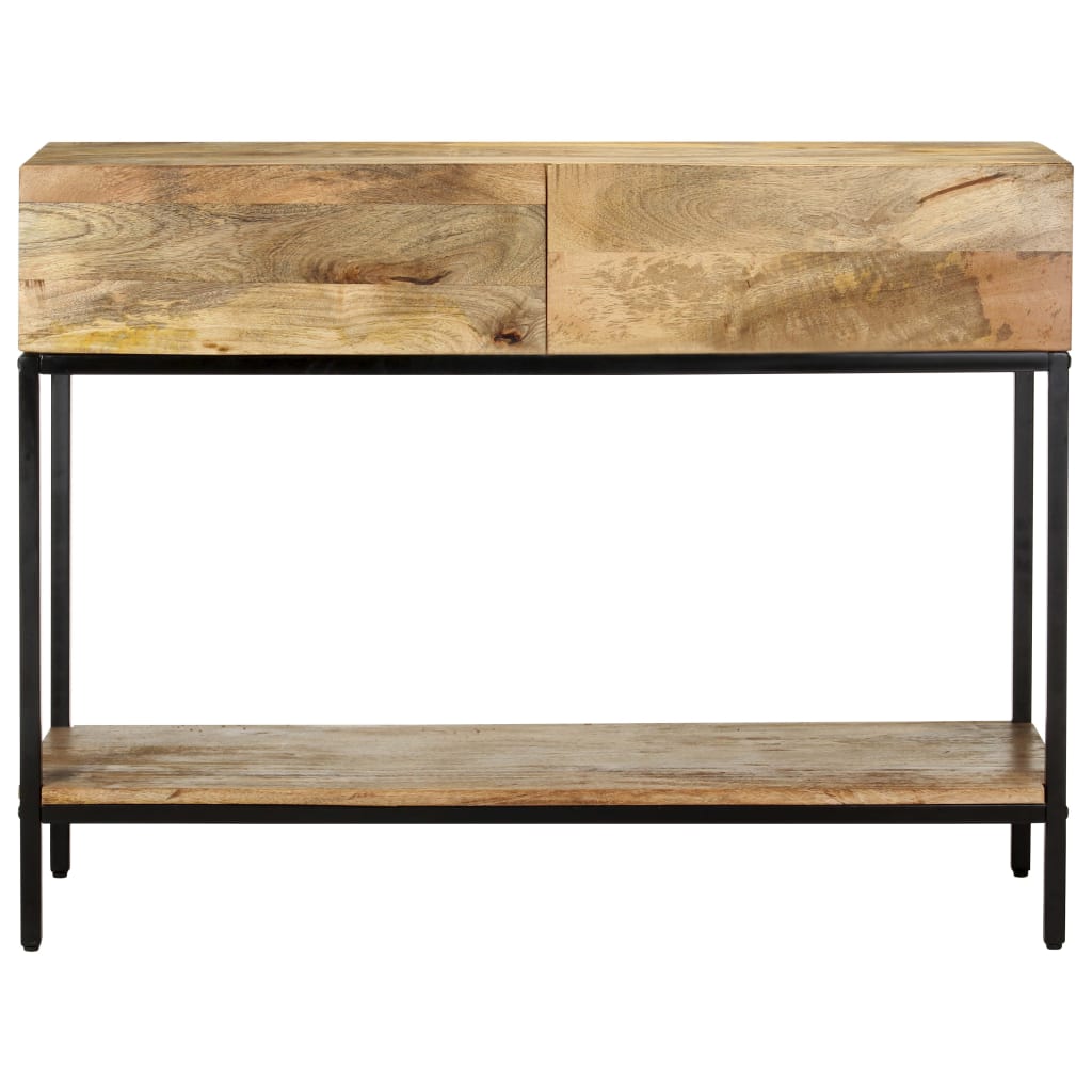 Console table, 100x35x76cm, solid mango wood