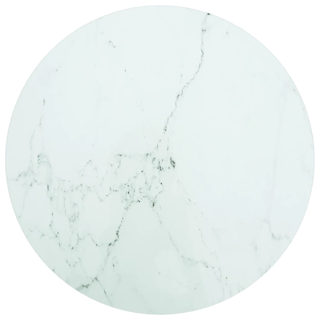 Galda virsma, balta, 50x0,8cm, rūdīts stikls