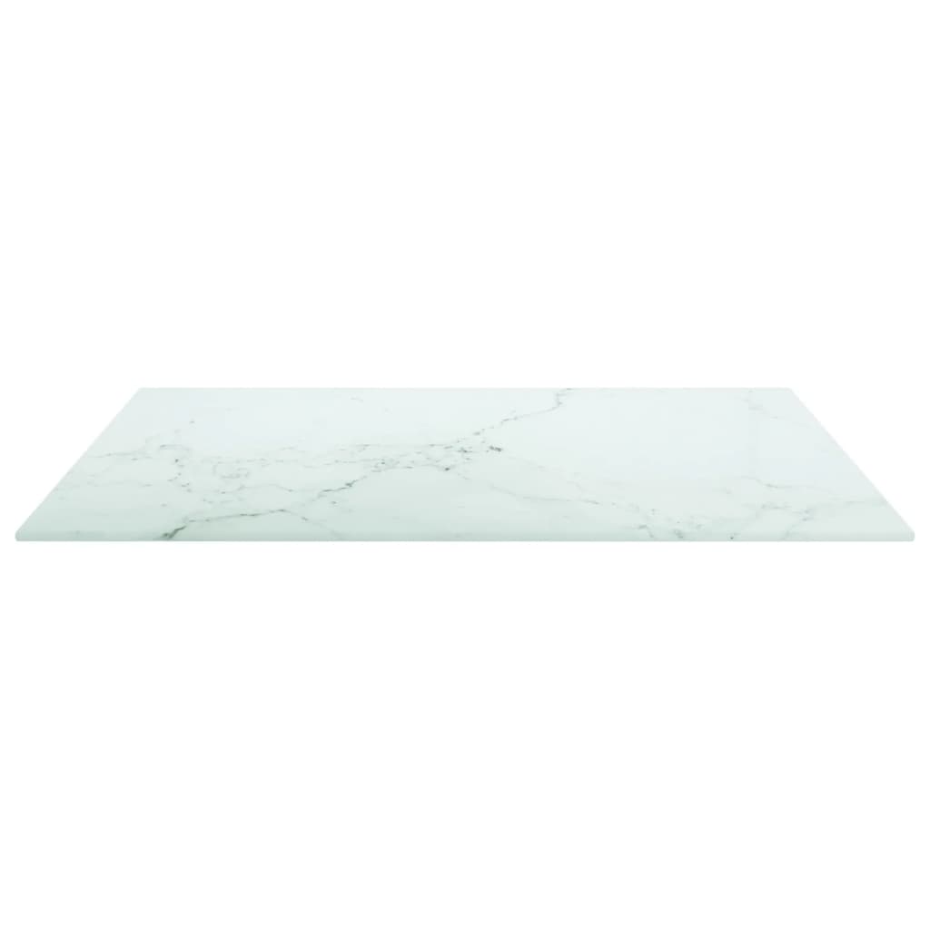 Table top, white, 60x60cm, tempered glass, 6mm