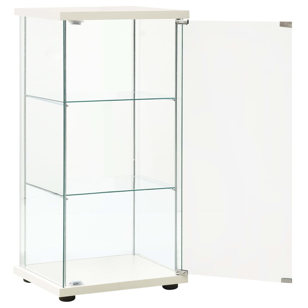 Spintelė daiktams, baltos spalvos, grūdintas stiklas