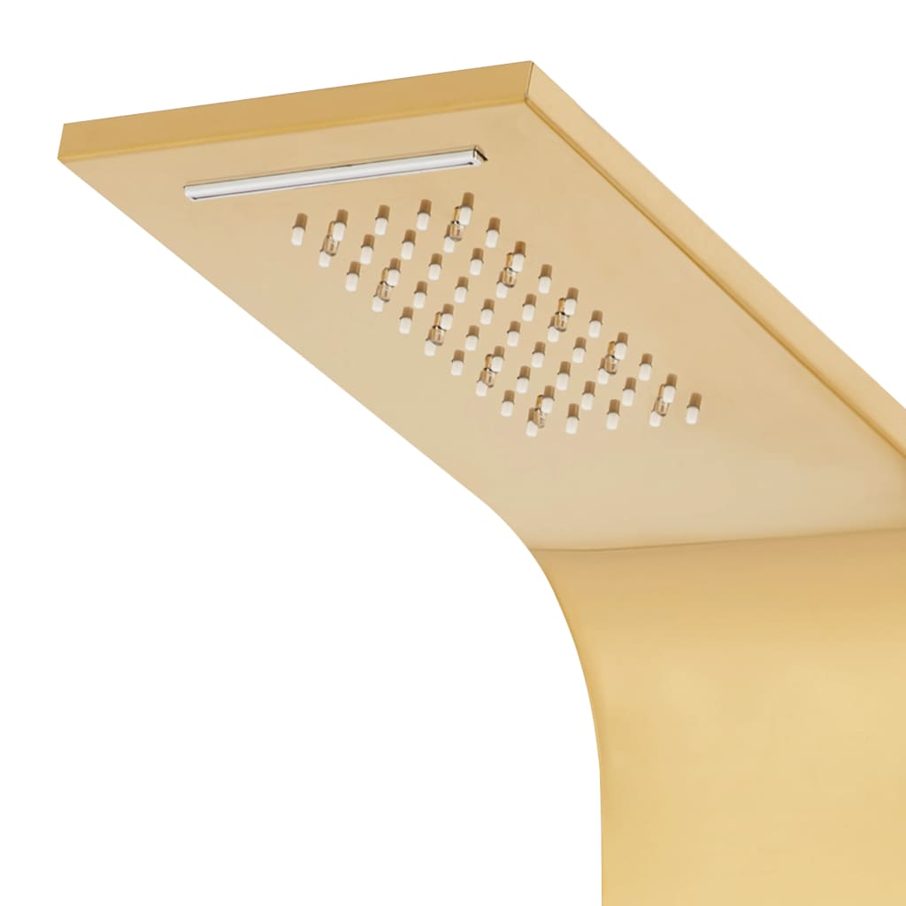 Shower system, gold color, stainless steel 201