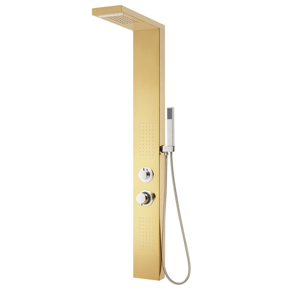 Shower system, gold color, stainless steel 201