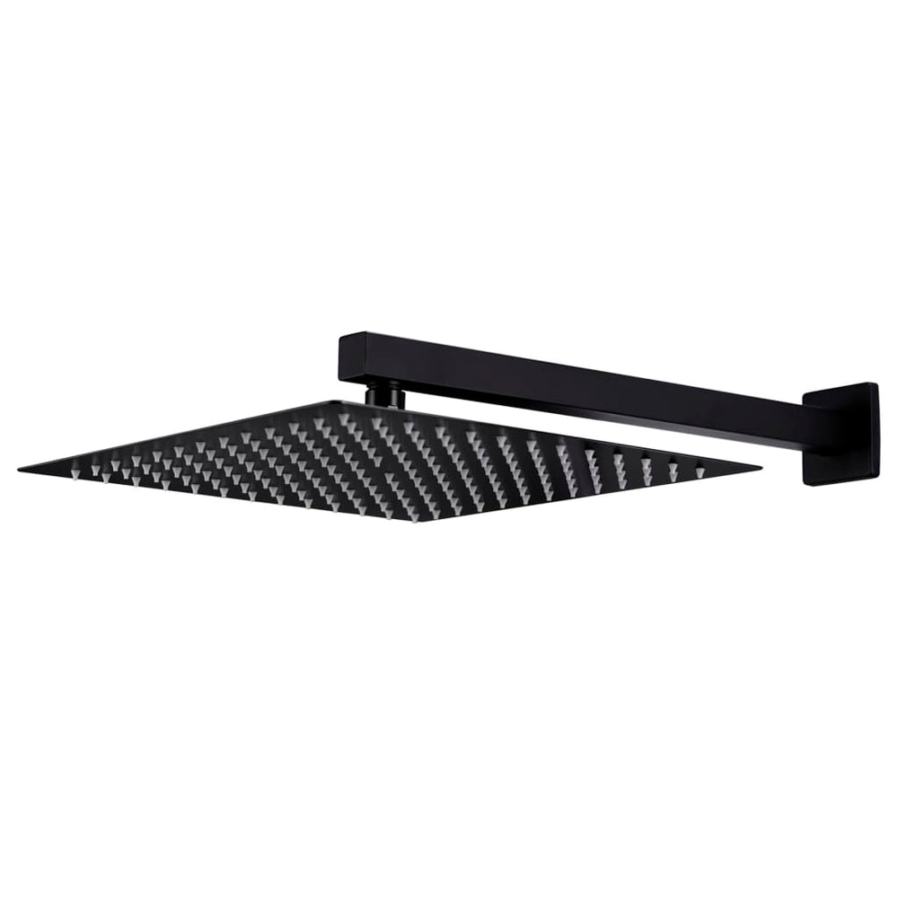 Shower system, black, stainless steel 201