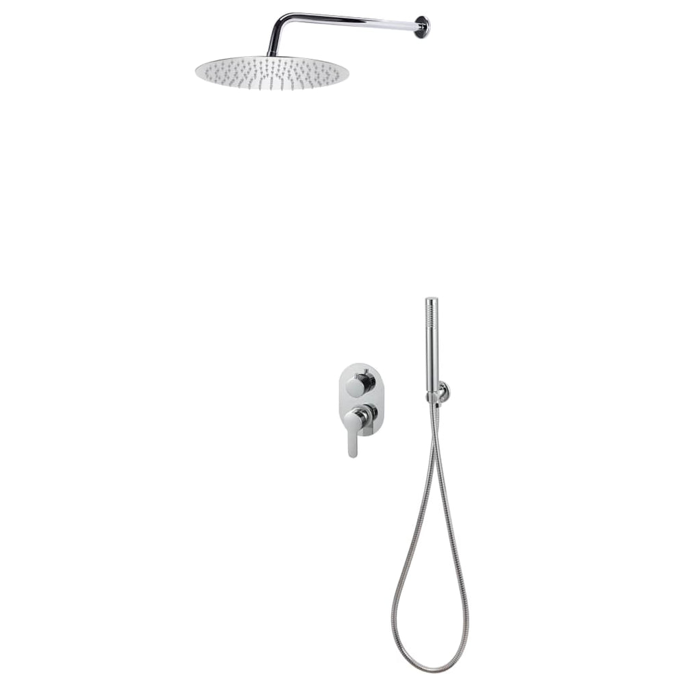 Shower system, silver, stainless steel 201