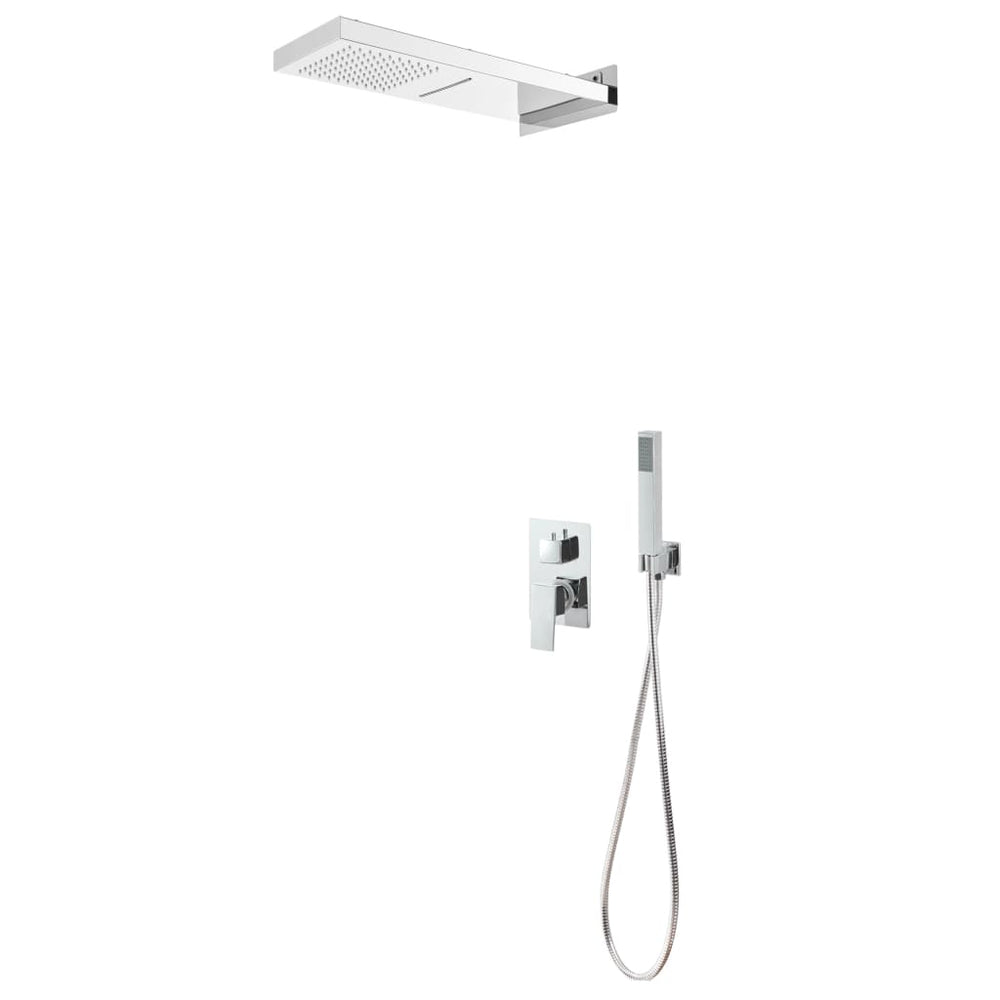 Shower system, silver, stainless steel 201
