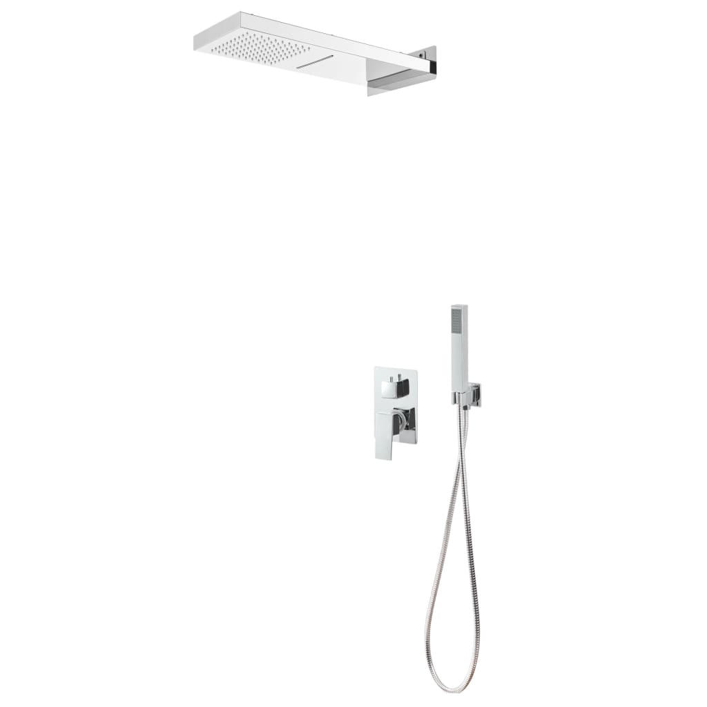 Shower system, silver, stainless steel 201