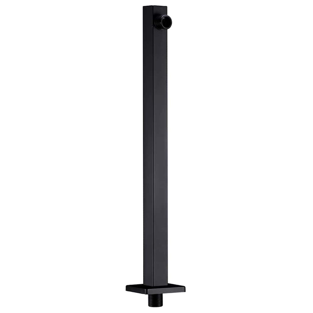 Shower grab bar, black, 40cm, stainless steel 201, square