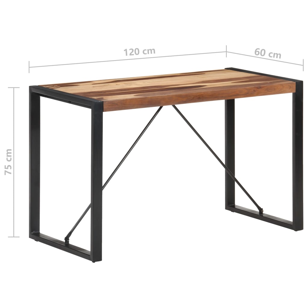 Valgomojo stalas, 120x60x75cm, medienos masyvas