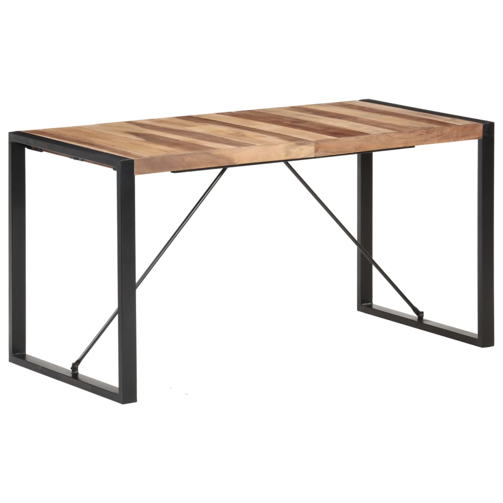 Valgomojo stalas, 140x70x75cm, medienos masyvas