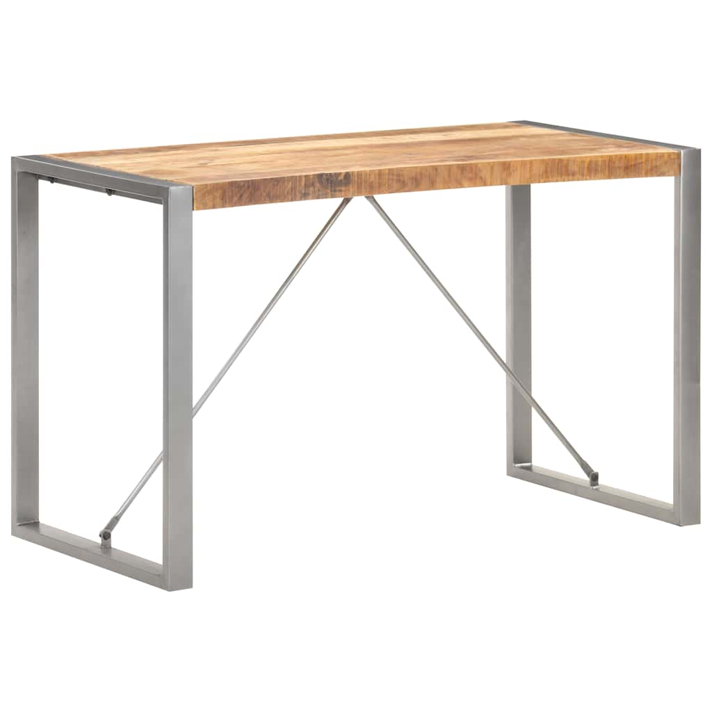 Valgomojo stalas, 120x60x75cm, neapdorota mango mediena