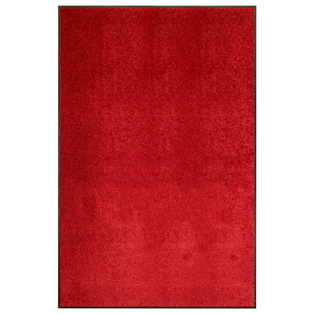 Doormat, red, 120x180cm, washable