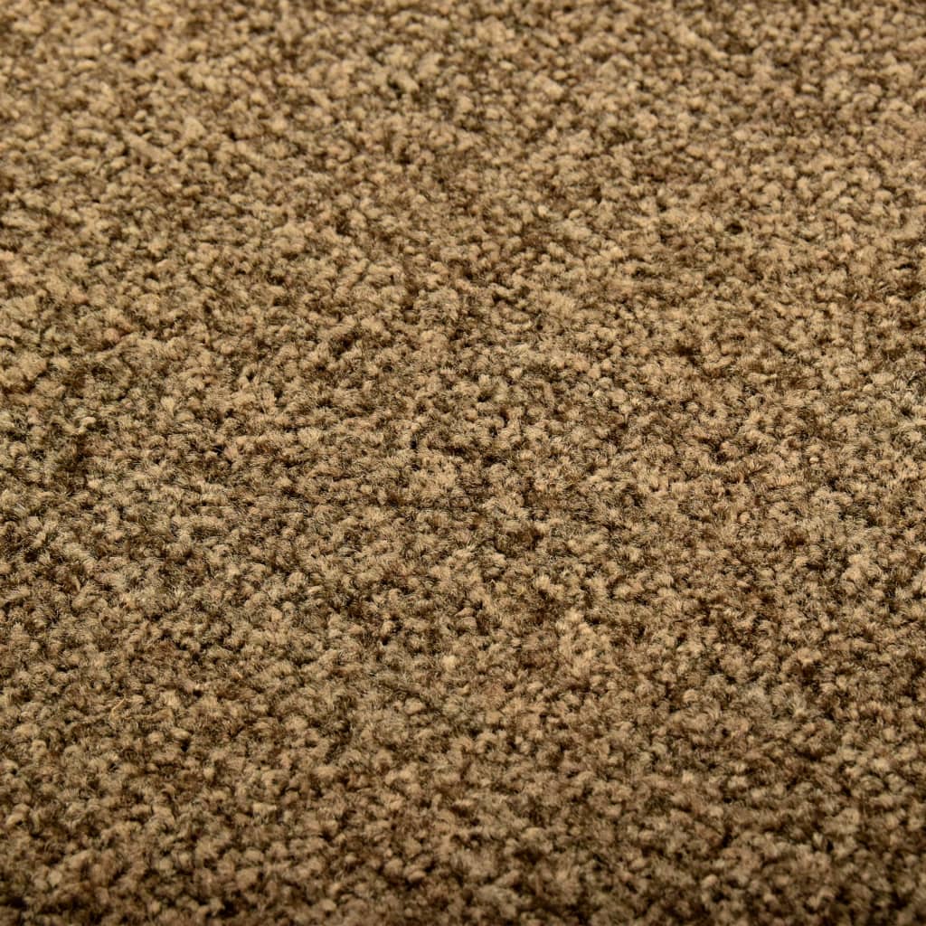 Durvju paklājs, brūns, 90x120cm, mazgājams
