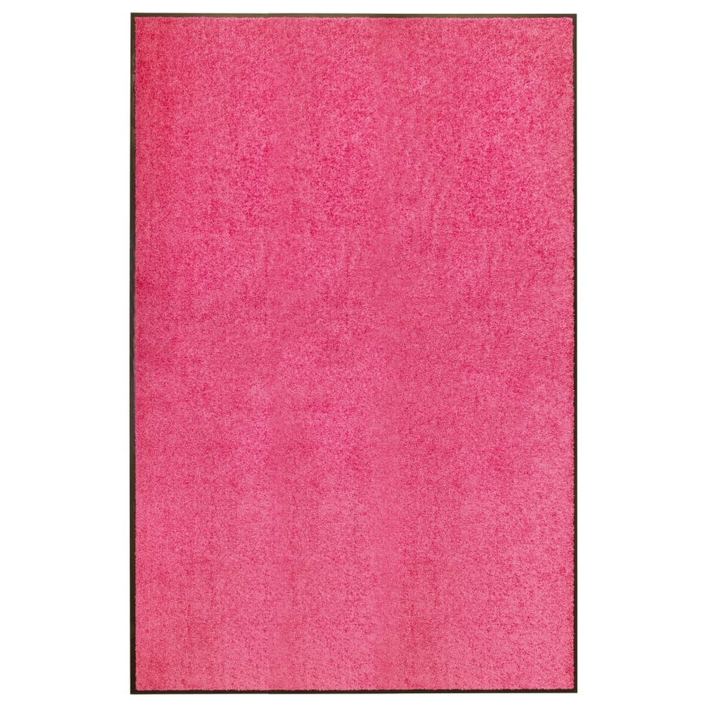 Door mat, pink, 120x180cm, washable