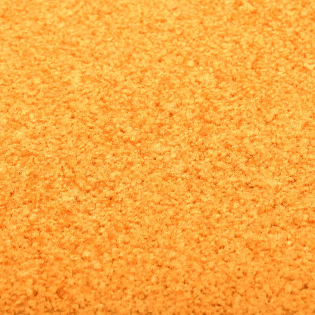 Doormat, orange, 60x90cm, washable