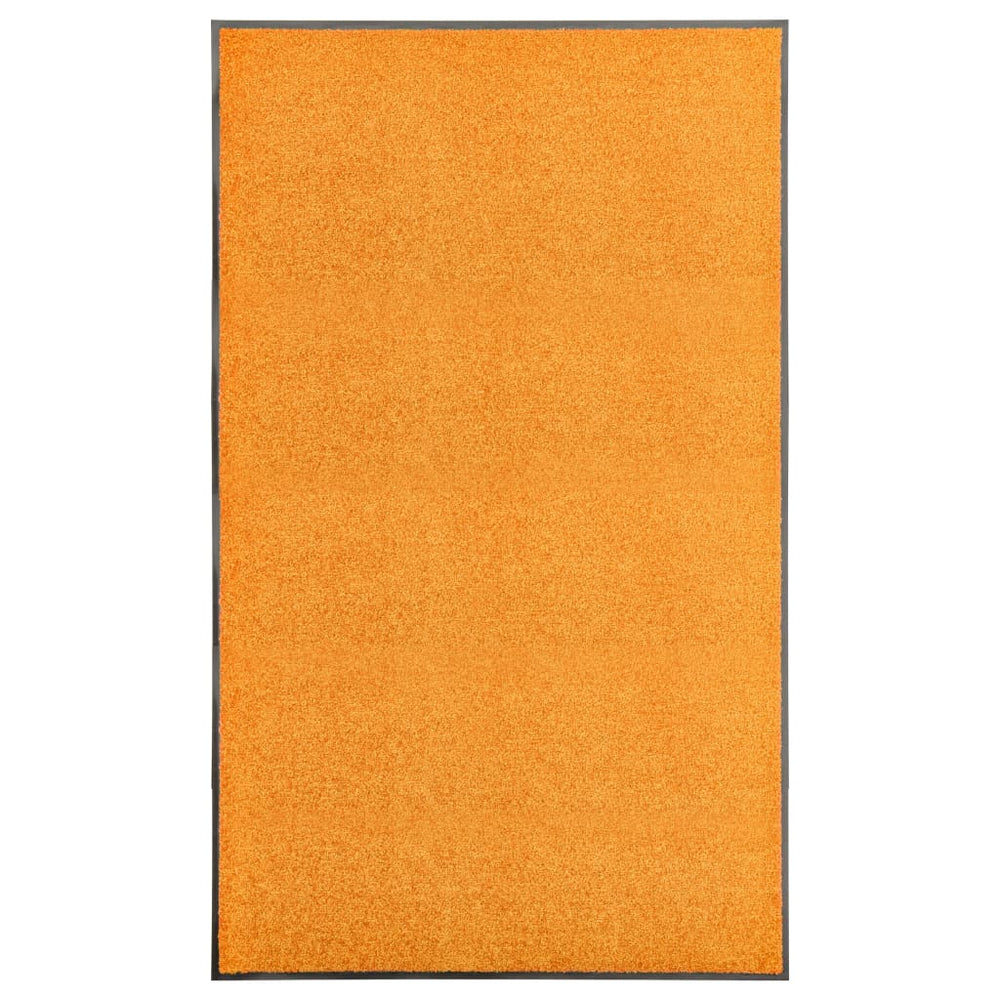 Durvju paklājiņš, oranžā krāsā, 90x150cm, mazgājams