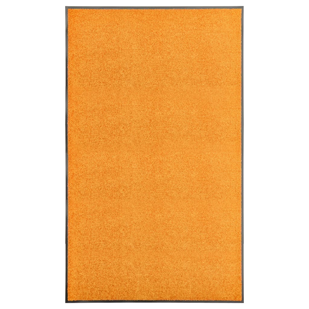 Durvju paklājiņš, oranžā krāsā, 90x150cm, mazgājams