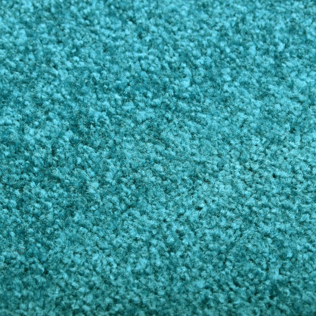 Doormat, light blue, 90x150cm, washable