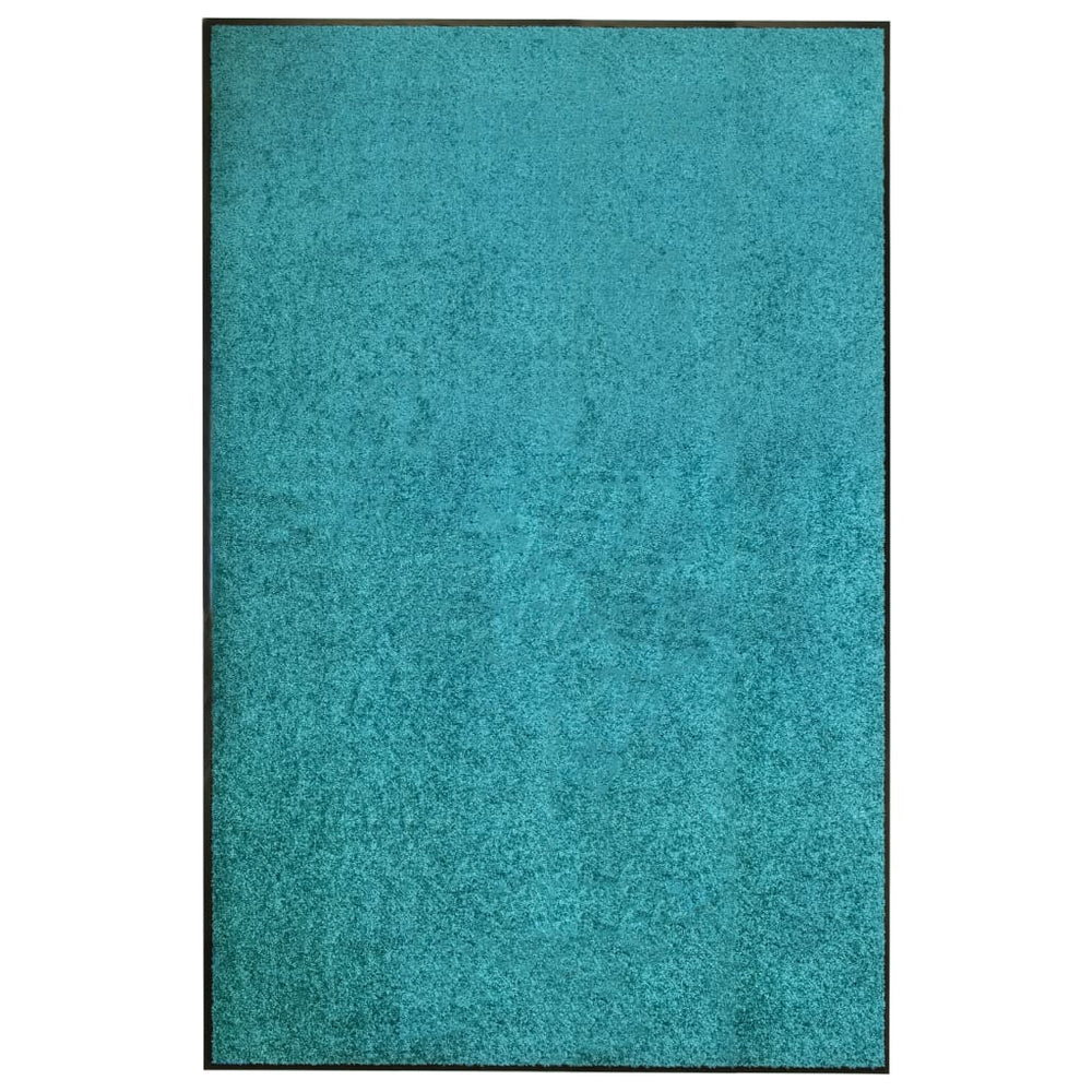 Durvju paklājs, gaiši zils, 120x180cm, mazgājams