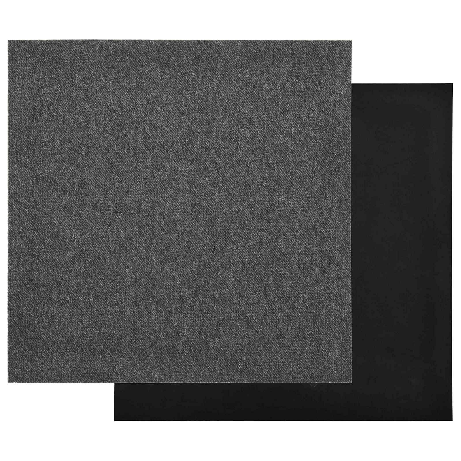 Paklājs 20 gab. Antracītpelēks 50 x 50 cm 100% polipropilēns