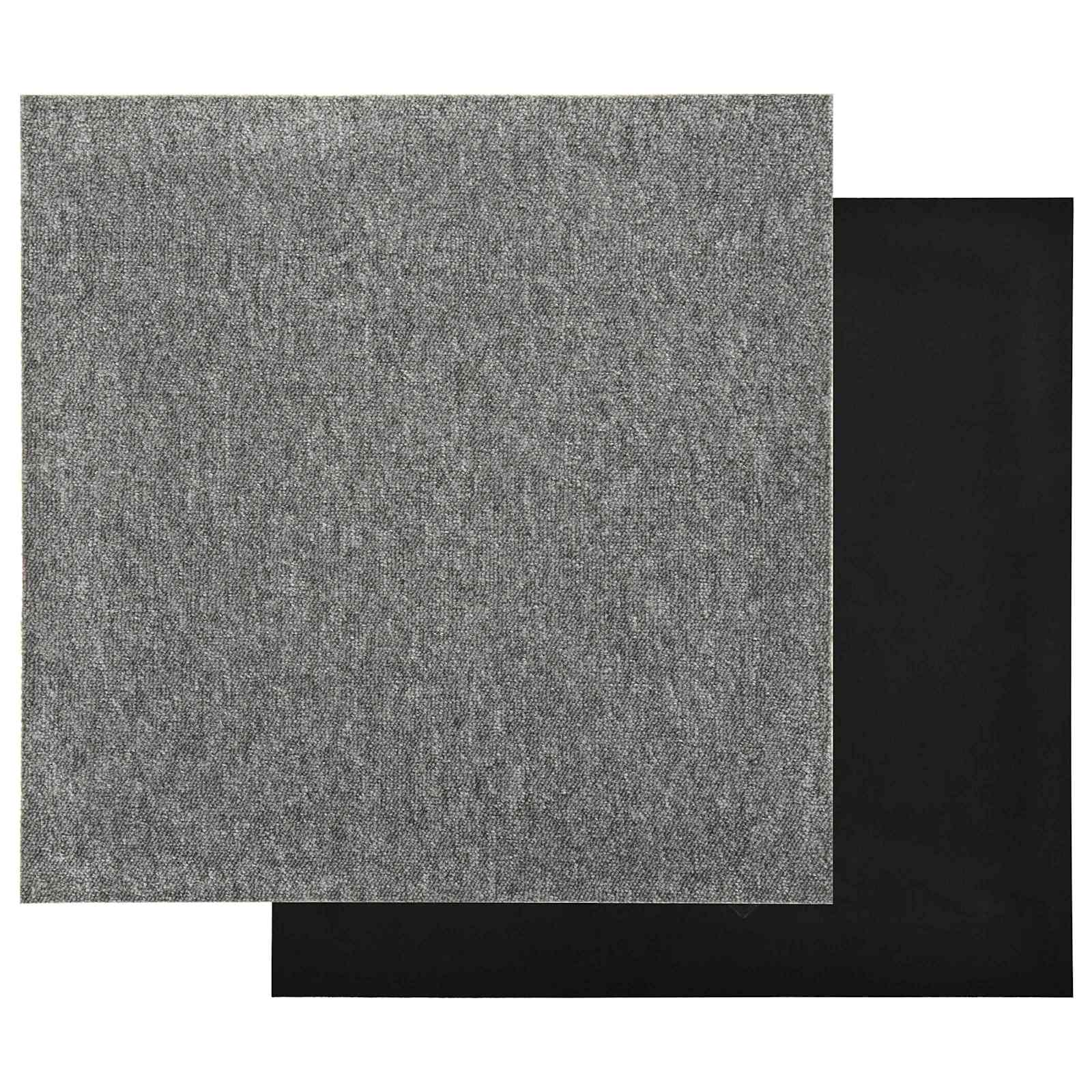 Paklājs 20 gab. Pelēks 50 x 50 cm 100% polipropilēns