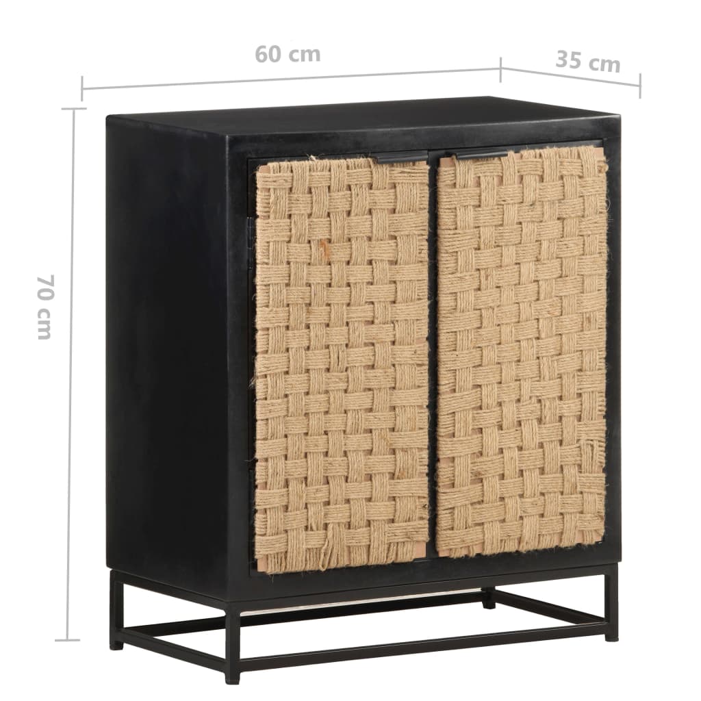 Side cabinet, 60x35x70cm, solid mango wood