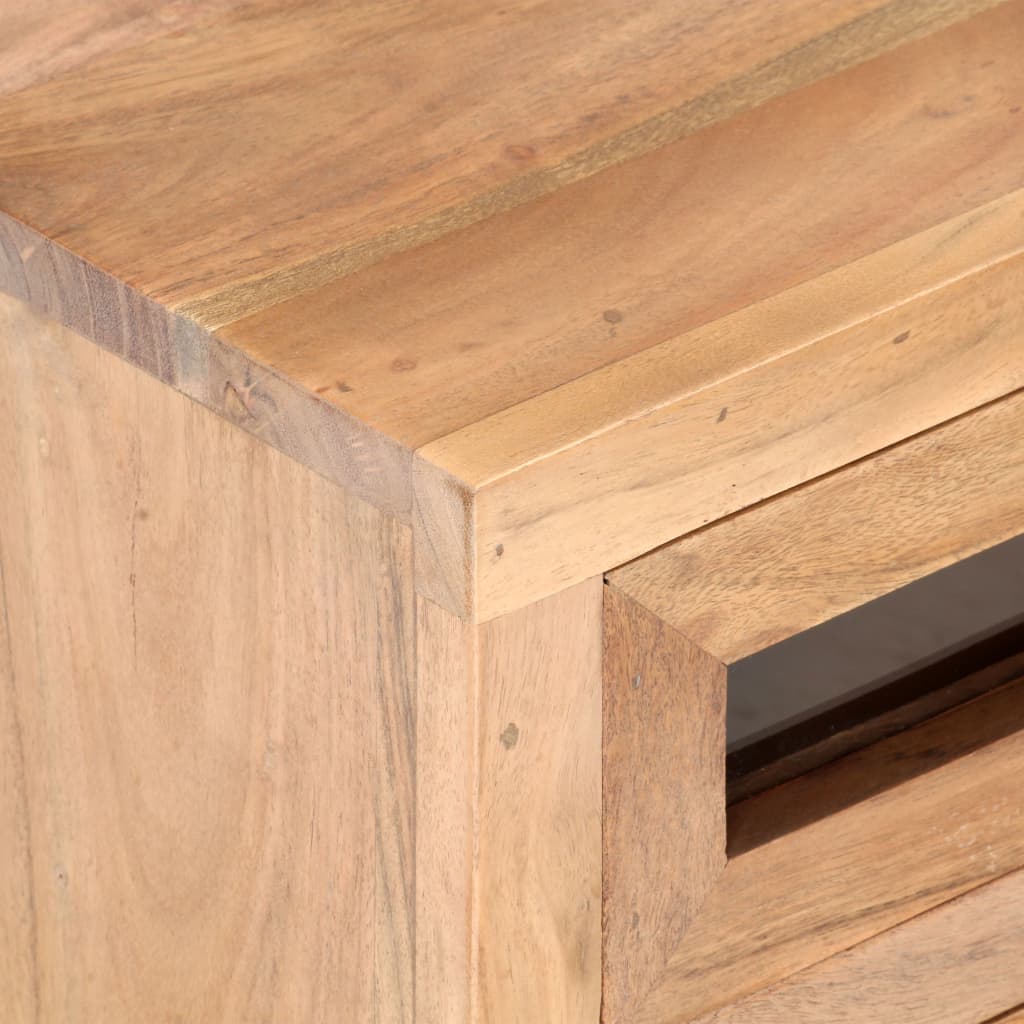 TV cabinet, 110x30x40cm, solid acacia wood