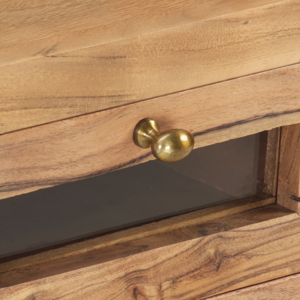 TV cabinet, 110x30x40cm, solid acacia wood