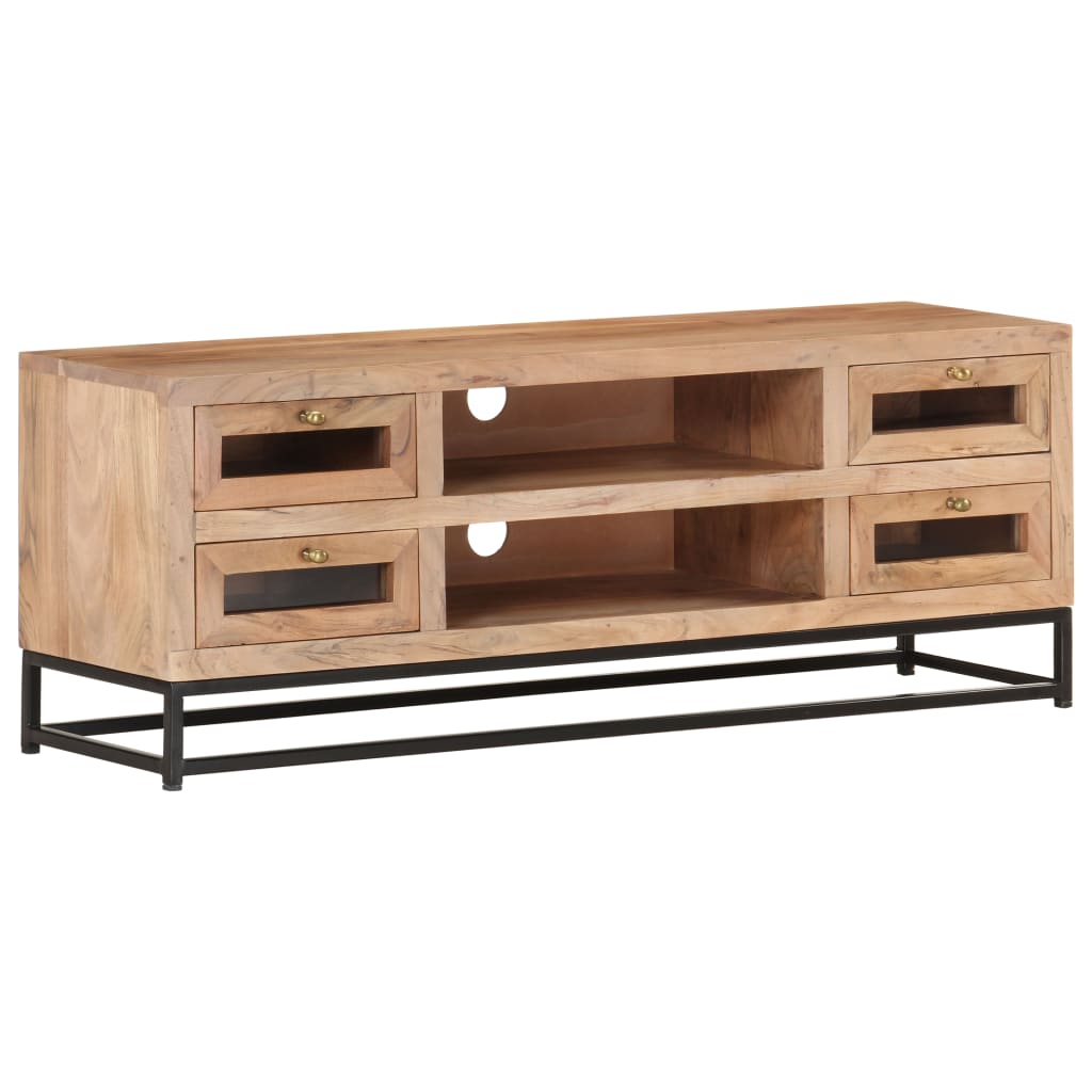 TV cabinet, 110x30x40cm, solid acacia wood