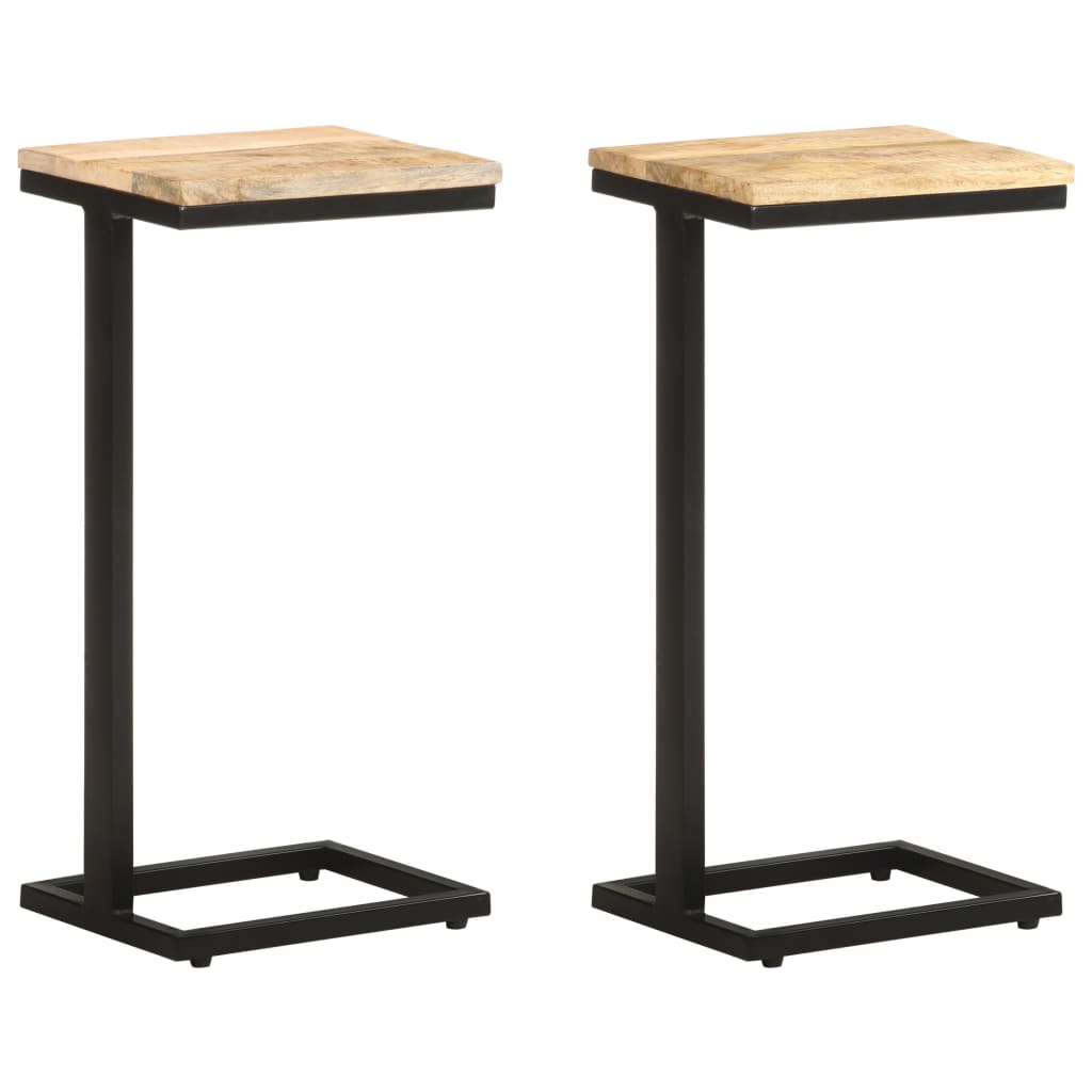 Side tables, 2 pcs, 31.5x24.5x64.5 cm, mango wood