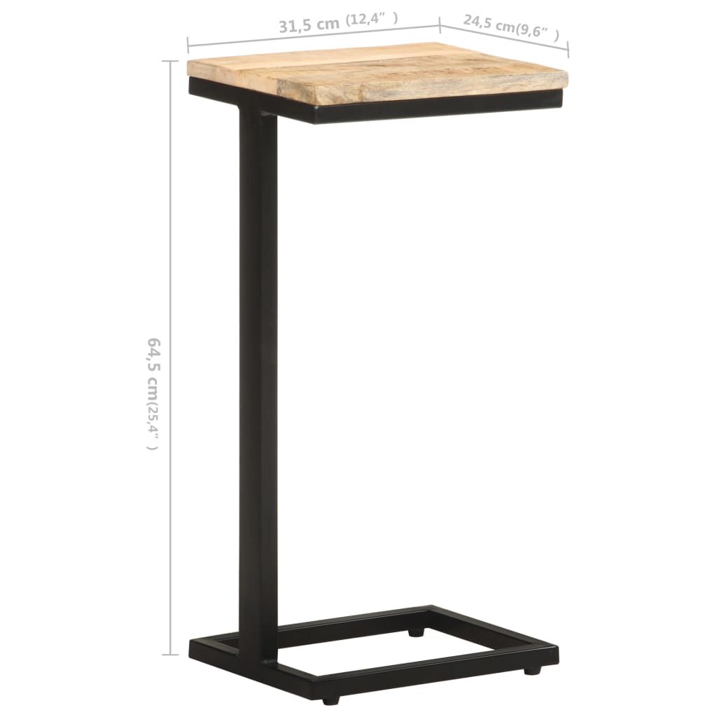 Side tables, 2 pcs, 31.5x24.5x64.5 cm, mango wood
