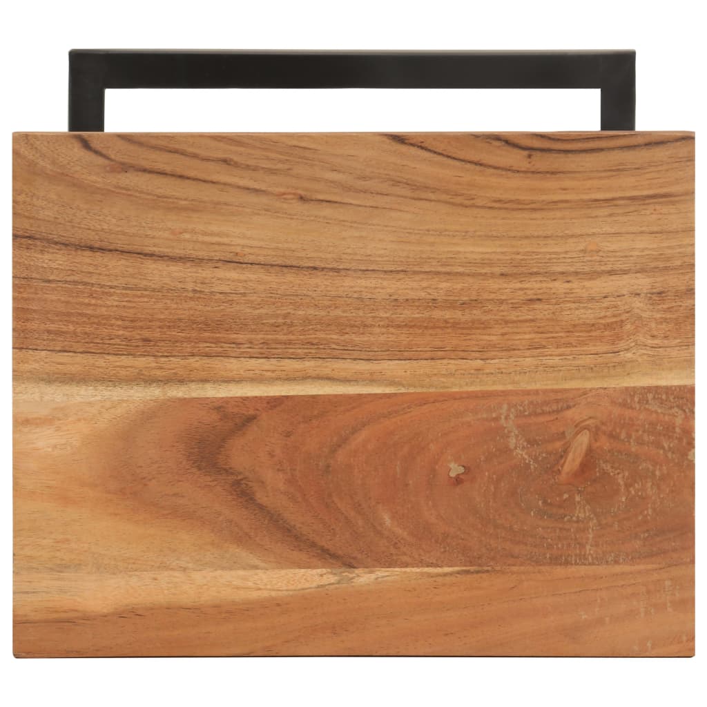 Side tables, 2 pcs, 31.5x24.5x64.5 cm, solid acacia wood
