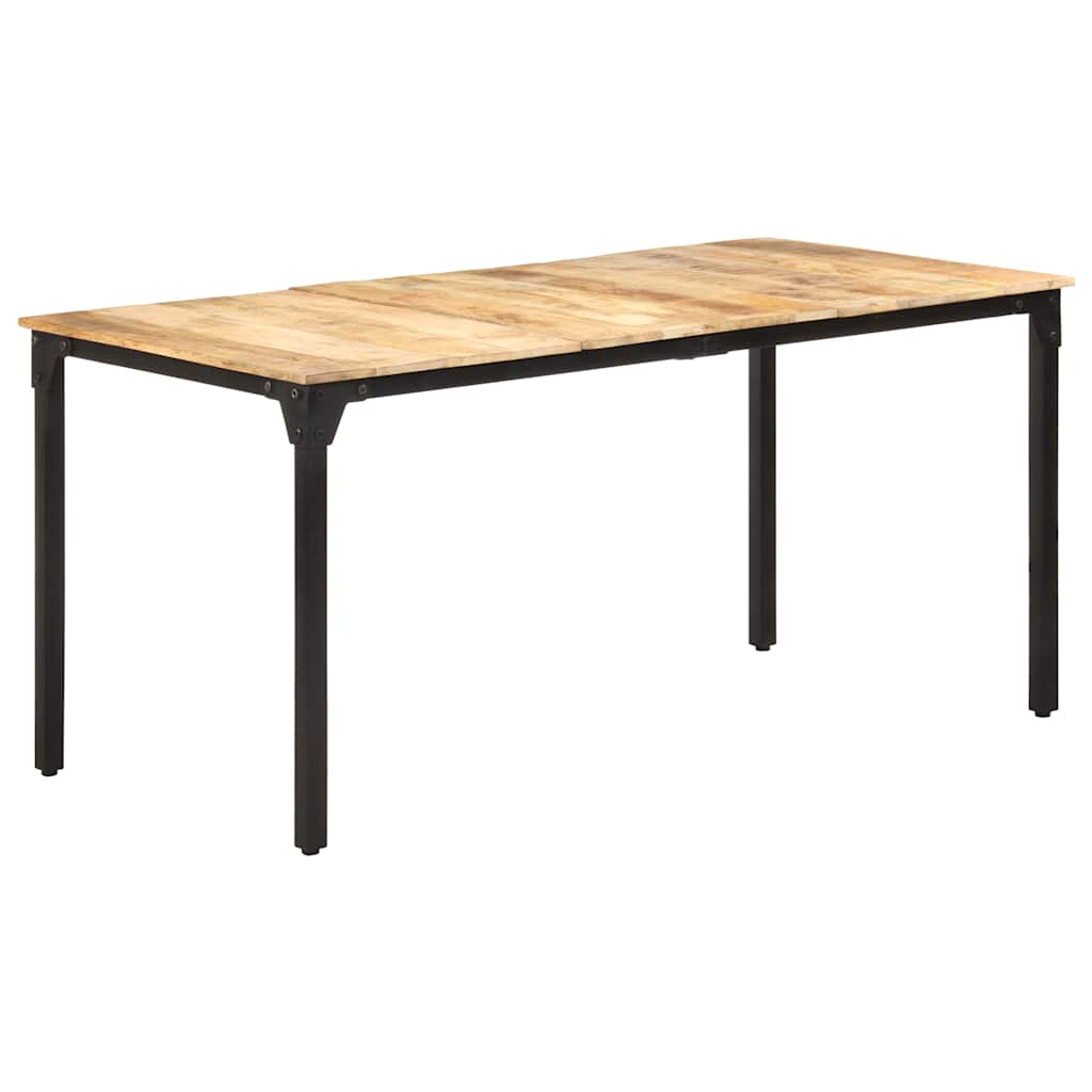 Ēdamgalds, 160x80x76cm, neapstrādāts mango koks