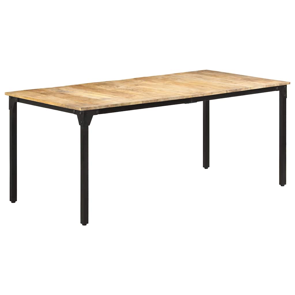 Dining table, 180x90x76cm, rough mango wood