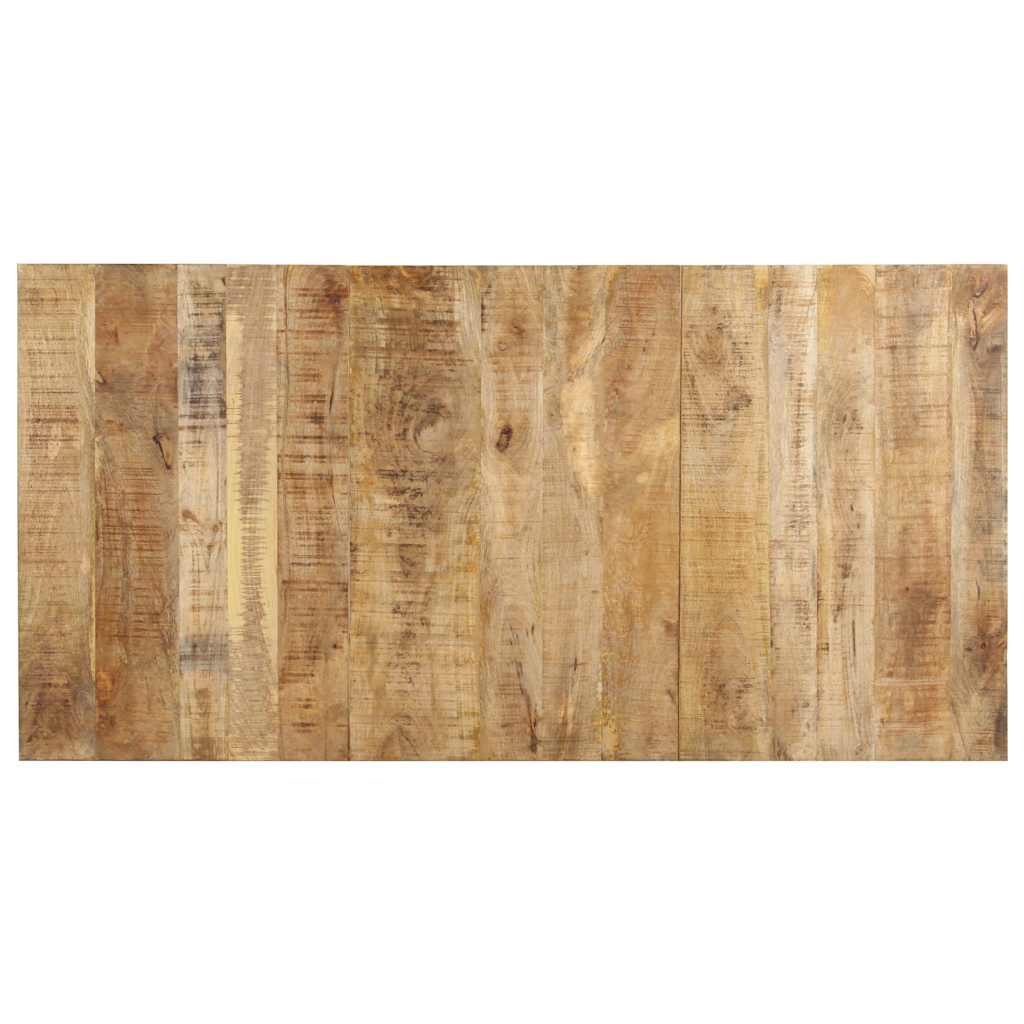 Dining table, 180x90x76cm, rough mango wood