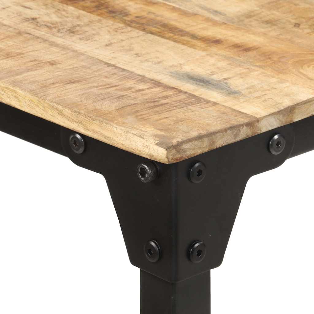 Dining table, 180x90x76cm, rough mango wood