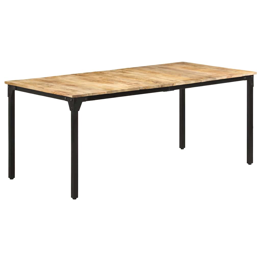 Dining table, 180x90x76cm, rough mango wood